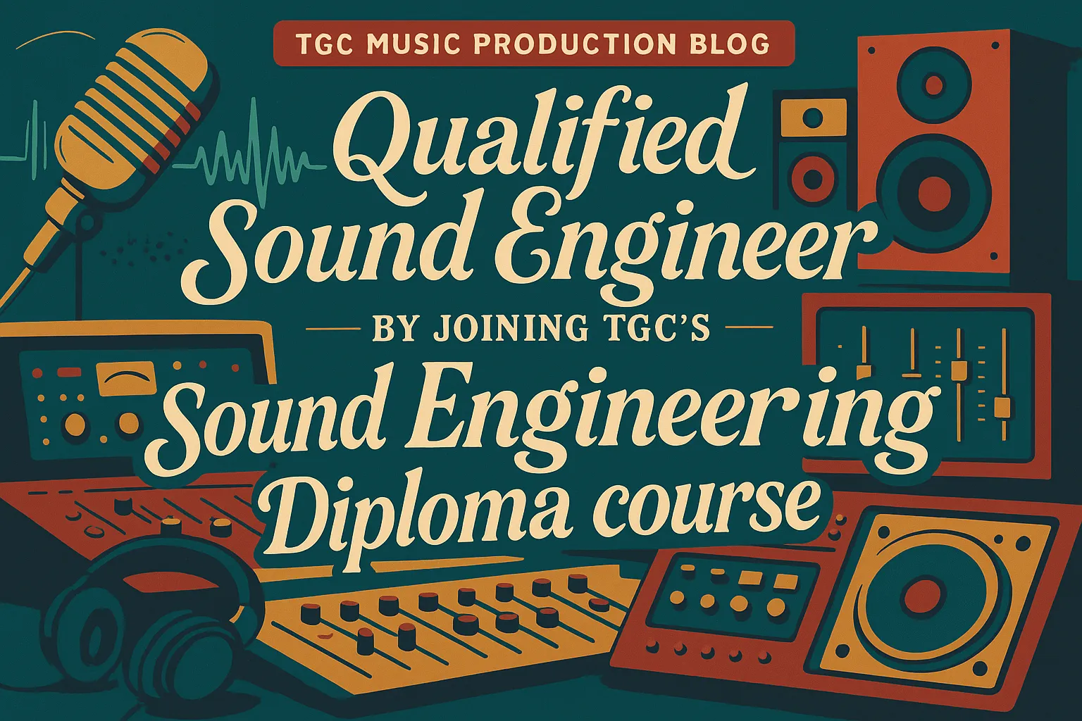 Qualified Sound Engineer by joining TGC’s Sound Engineering Diploma course.